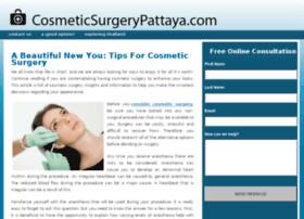 cosmeticsurgerypattaya.com