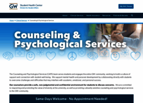 Counselingcenter.gwu.edu
