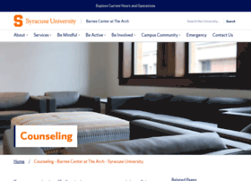 Counselingcenter.syr.edu