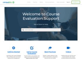 Courseevaluationsupport.campuslabs.com