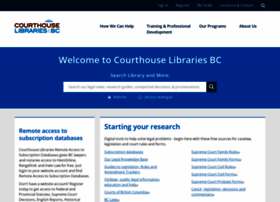 Courthouselibrary.ca