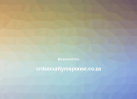 crdsecurityresponse.co.za
