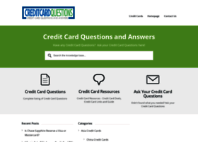 Creditcardquestions.com