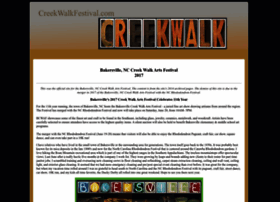 Creekwalkfestival.com