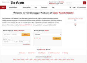 Crgazette.newspaperarchive.com