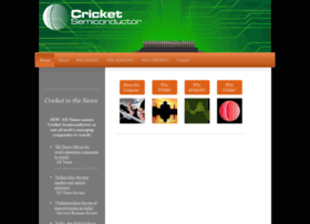 Cricketsemiconductor.com