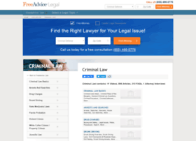 Criminal-law.freeadvice.com