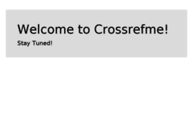 crossrefme.com