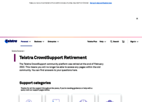 Crowdsupport.telstra.com.au