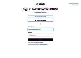 Crowdyhouse.slack.com