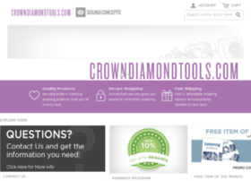 Crowndiamondtools.soundconcepts.com