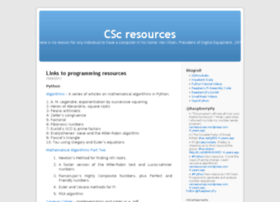 Cscresources.wordpress.com