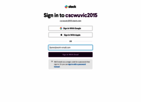 Cscwuvic2015.slack.com