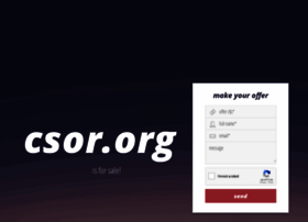 Csor.org