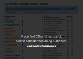 Csrankings.org