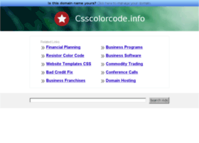 csscolorcode.info