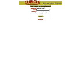 Cubiclesportsleague.com