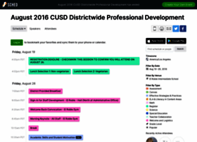 Cusddistrictwideprofessiona2016.sched.org