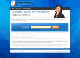 Customerservicephonenumbers.co.uk