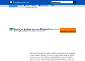 cyclope-internet-filtering-proxy.programas-gratis.net