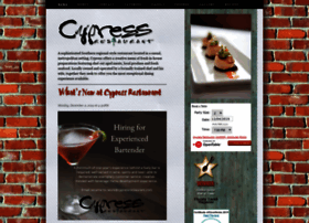 Cypressrestaurant.squarespace.com