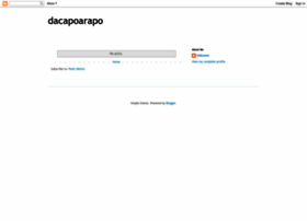 Dacapoarapo.blogspot.com