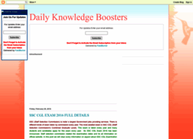 dailyknowledgeboosters.blogspot.in