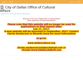 Dallas.culturegrants.org