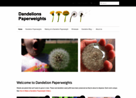 Dandelionpaperweights.com