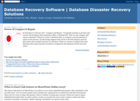 Database-recovery-software.blogspot.com