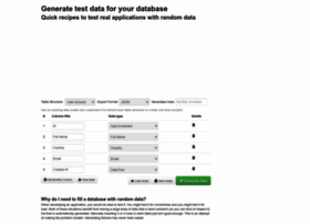 databasetestdata.com