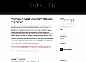 Datalitic.wordpress.com