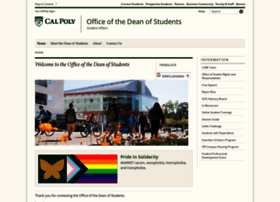 Deanofstudents.calpoly.edu