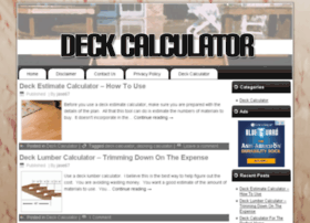 deckcalculator.net