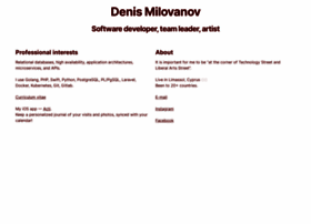 Denismilovanov.com