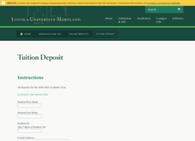 Deposits.loyola.edu
