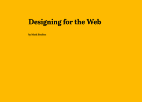 designingfortheweb.co.uk