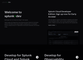 Dev.splunk.com