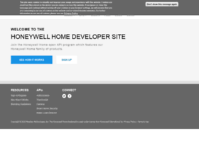 Developer.honeywell.com