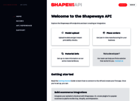developers.shapeways.com