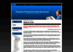 Devotional.prophecytoday.com