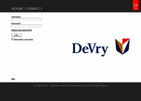 Devry.adobeconnect.com