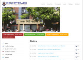 dhakacitycollege.net