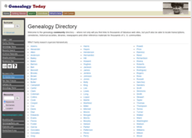 Dir.genealogytoday.com