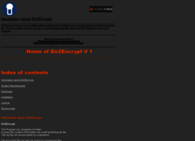 Dir2encrypt.sourceforge.net