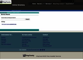 Directory.kingcounty.gov
