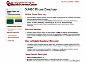 Directory.ouhsc.edu