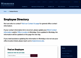 Directory.simmons.edu