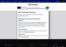 Directory.unca.edu