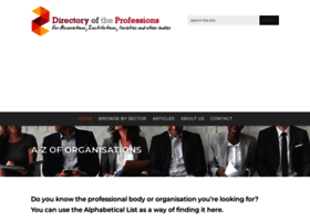 Directoryoftheprofessions.co.uk